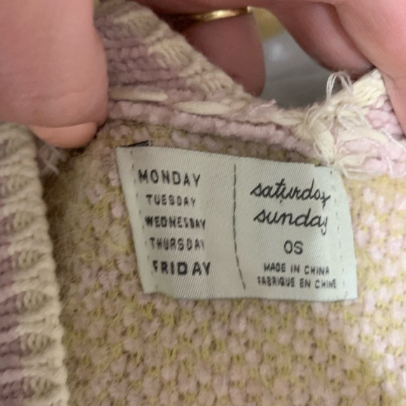 Anthropologie Soft Knit Poncho boho sweater Weather - Picture 7 of 9